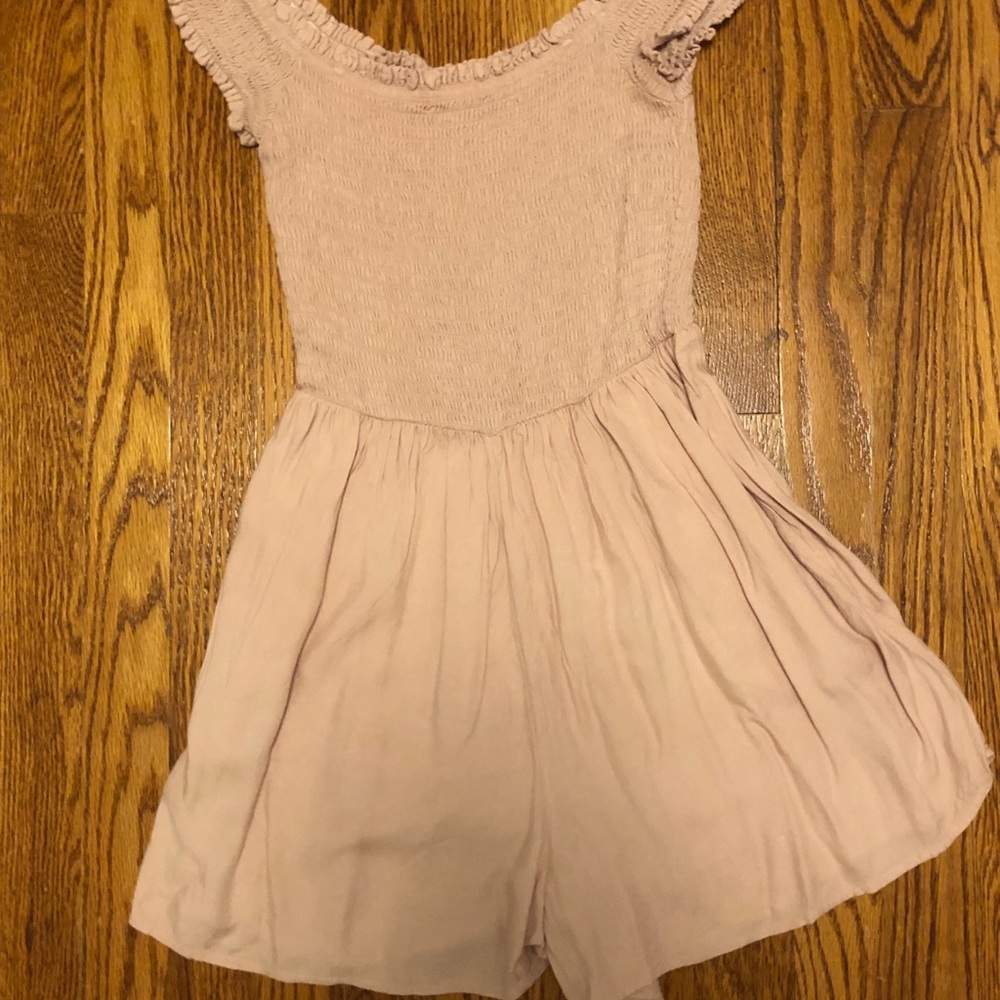American Eagle Blush Pink Romper